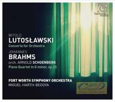 Lutosławski: Concerto for orchestra/ Brahms: Piano Quartet (orkiestracja Schoenberga),